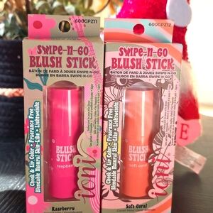 Swipe & Go Blush Stick Bundle – Soft Coral + Raspberry